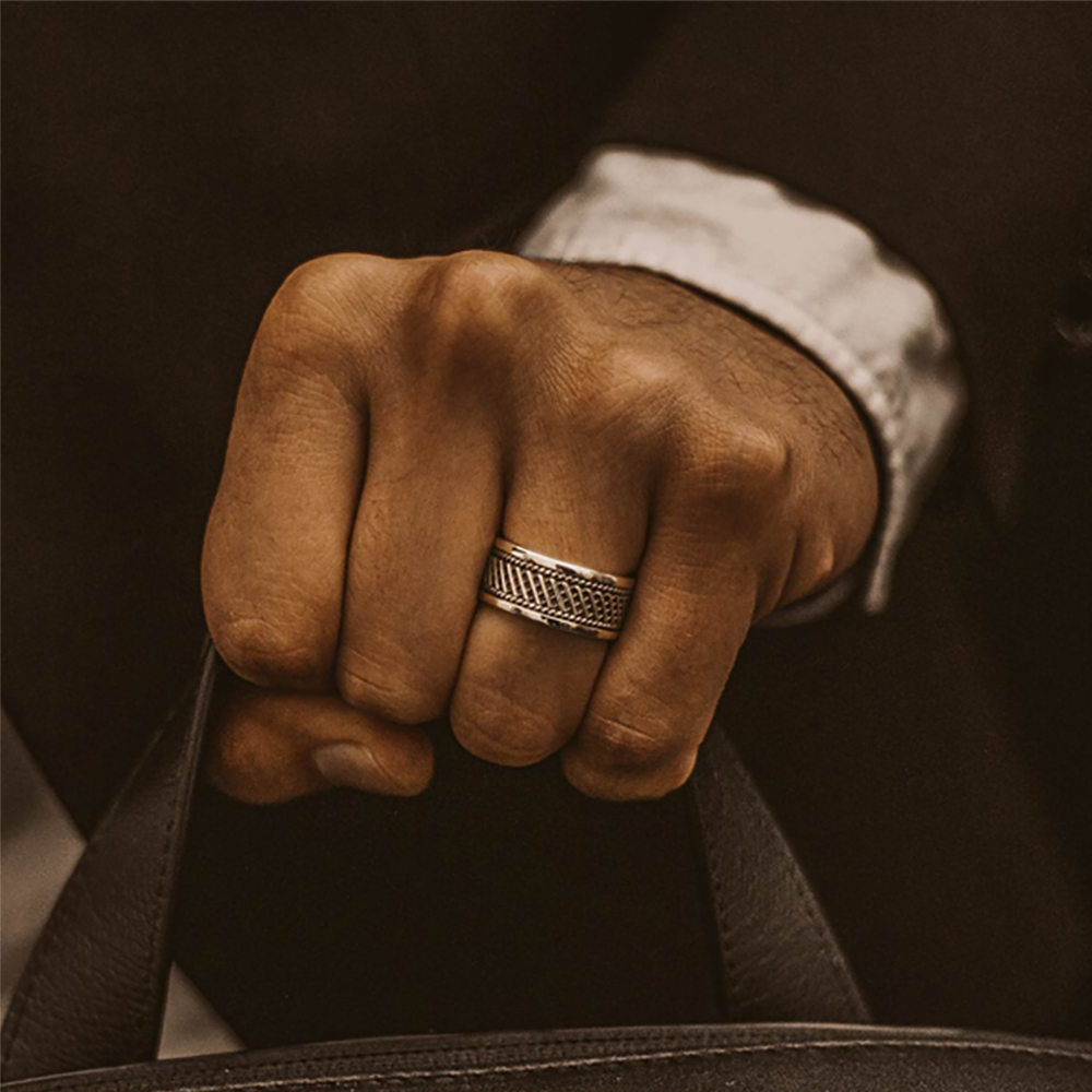 Mens Silver Ring 5 Grams - Image 3
